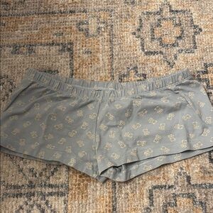 Brandy Melville teddy bear pj shorts